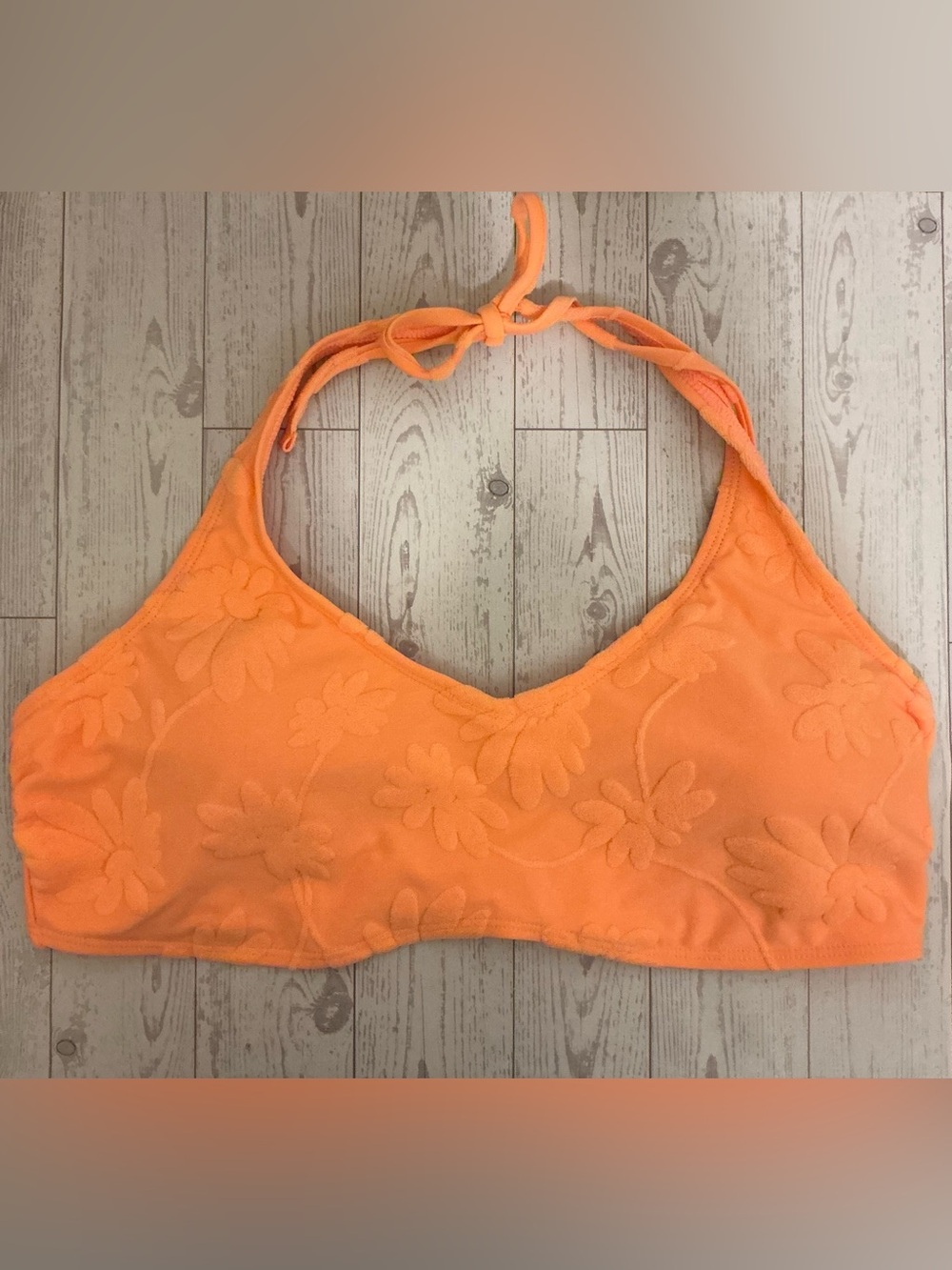 Women's Orange Floral Bikini Too